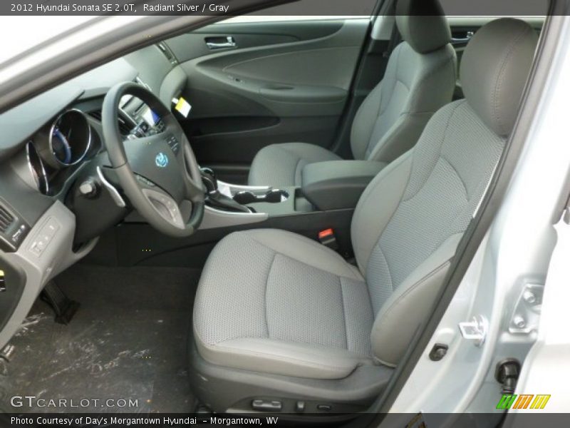 Radiant Silver / Gray 2012 Hyundai Sonata SE 2.0T