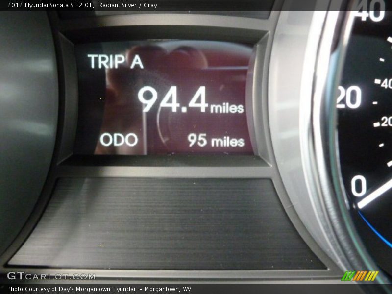 Radiant Silver / Gray 2012 Hyundai Sonata SE 2.0T