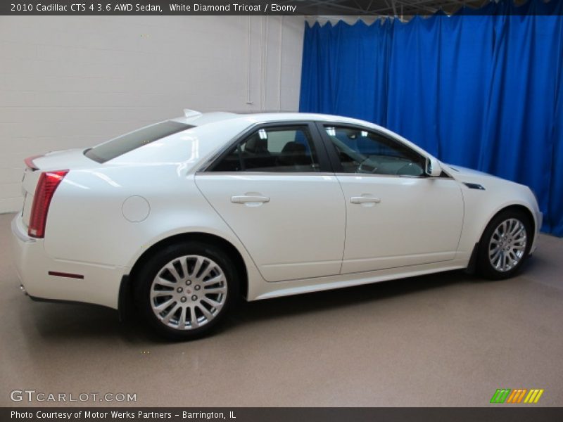 White Diamond Tricoat / Ebony 2010 Cadillac CTS 4 3.6 AWD Sedan