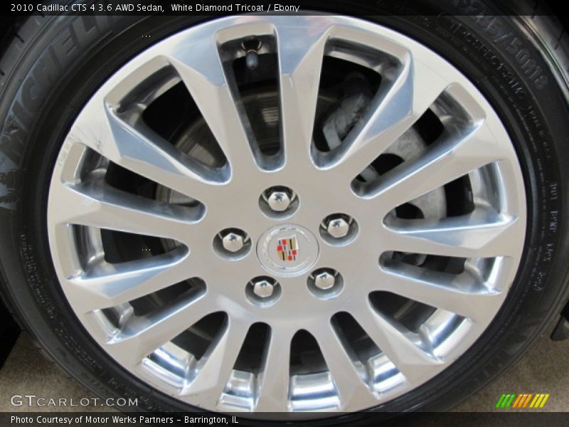 White Diamond Tricoat / Ebony 2010 Cadillac CTS 4 3.6 AWD Sedan