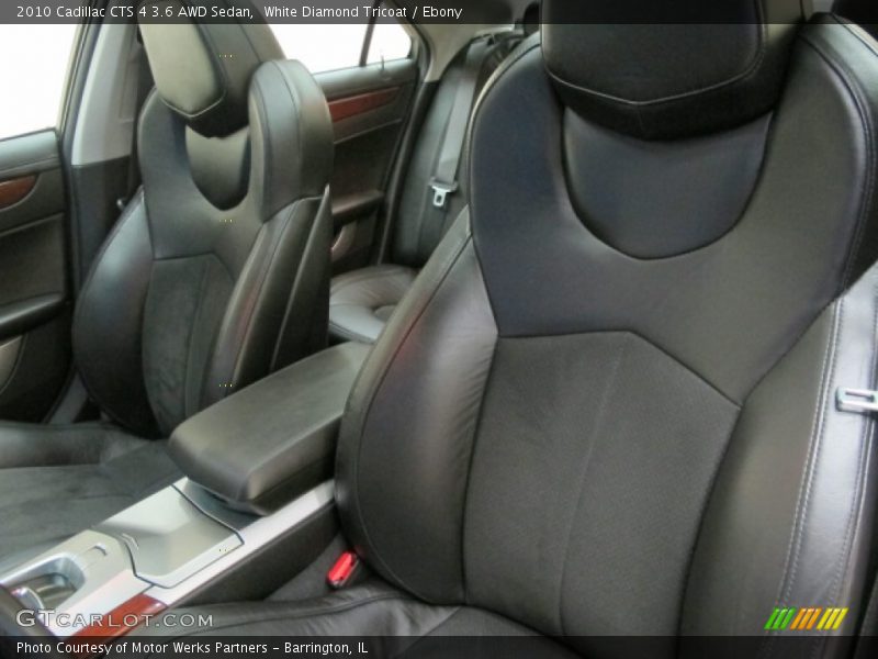 White Diamond Tricoat / Ebony 2010 Cadillac CTS 4 3.6 AWD Sedan