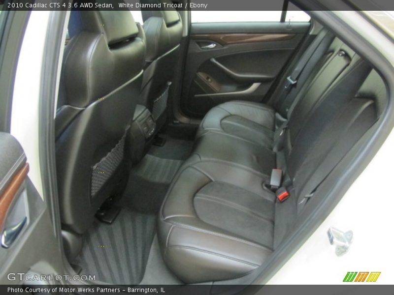 White Diamond Tricoat / Ebony 2010 Cadillac CTS 4 3.6 AWD Sedan