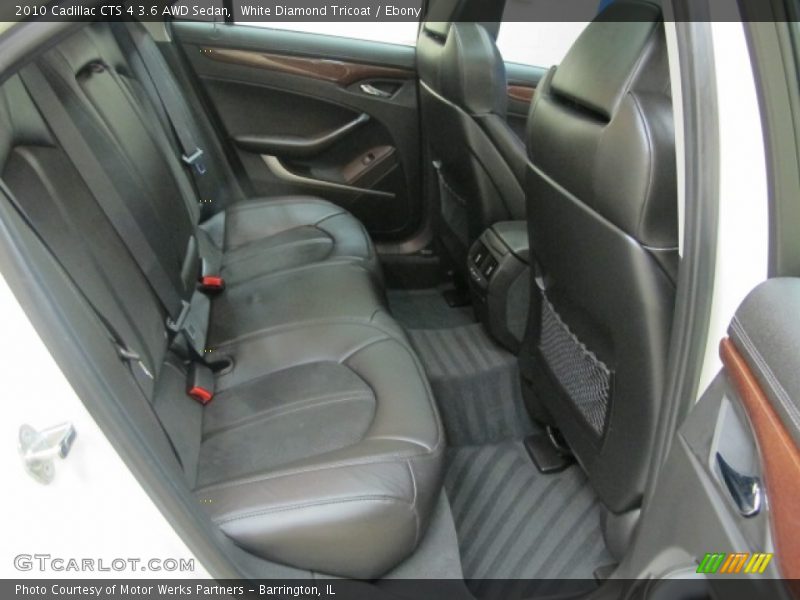 White Diamond Tricoat / Ebony 2010 Cadillac CTS 4 3.6 AWD Sedan