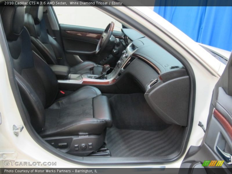 White Diamond Tricoat / Ebony 2010 Cadillac CTS 4 3.6 AWD Sedan