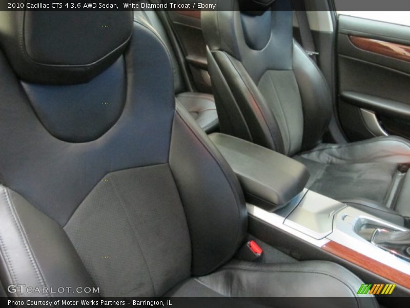 White Diamond Tricoat / Ebony 2010 Cadillac CTS 4 3.6 AWD Sedan
