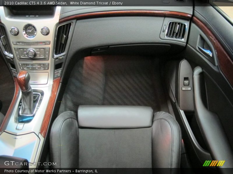 White Diamond Tricoat / Ebony 2010 Cadillac CTS 4 3.6 AWD Sedan