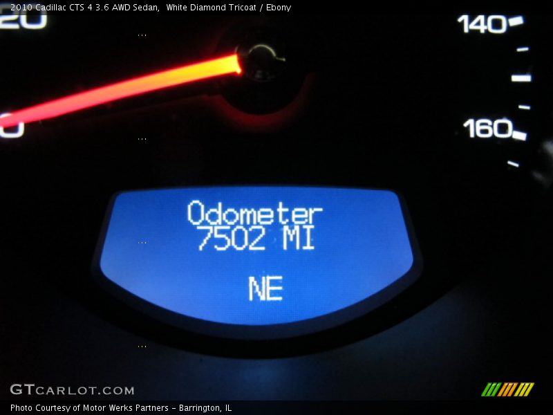 White Diamond Tricoat / Ebony 2010 Cadillac CTS 4 3.6 AWD Sedan