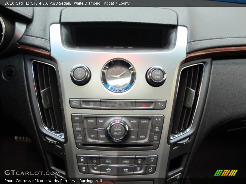 White Diamond Tricoat / Ebony 2010 Cadillac CTS 4 3.6 AWD Sedan