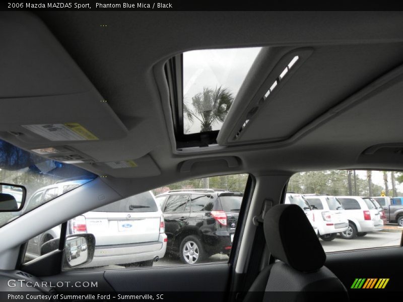 Phantom Blue Mica / Black 2006 Mazda MAZDA5 Sport