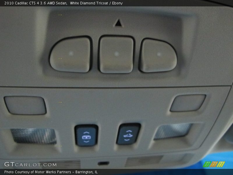 White Diamond Tricoat / Ebony 2010 Cadillac CTS 4 3.6 AWD Sedan
