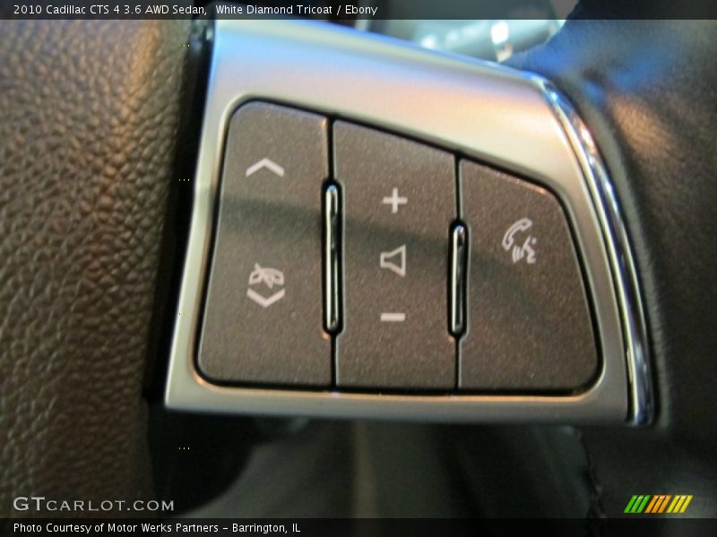 White Diamond Tricoat / Ebony 2010 Cadillac CTS 4 3.6 AWD Sedan