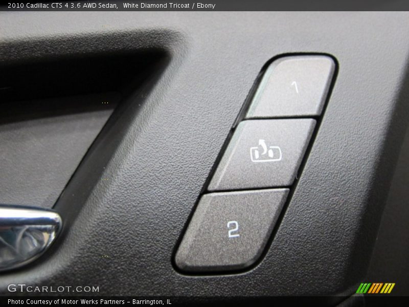 White Diamond Tricoat / Ebony 2010 Cadillac CTS 4 3.6 AWD Sedan