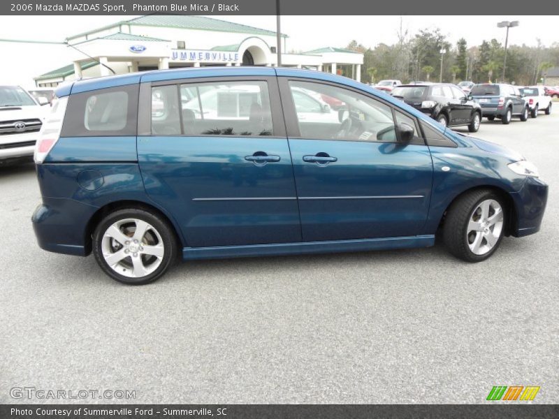 Phantom Blue Mica / Black 2006 Mazda MAZDA5 Sport