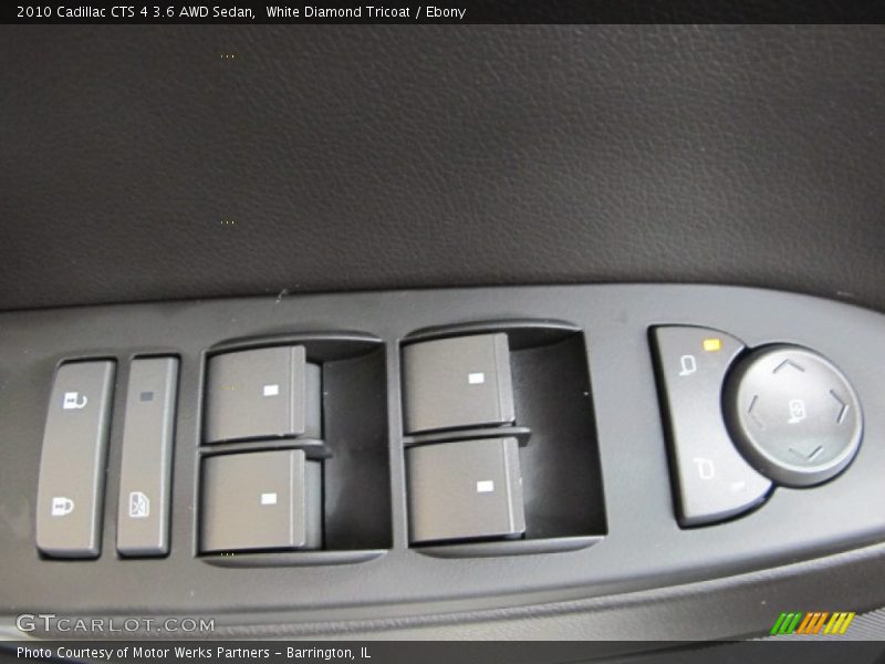 White Diamond Tricoat / Ebony 2010 Cadillac CTS 4 3.6 AWD Sedan