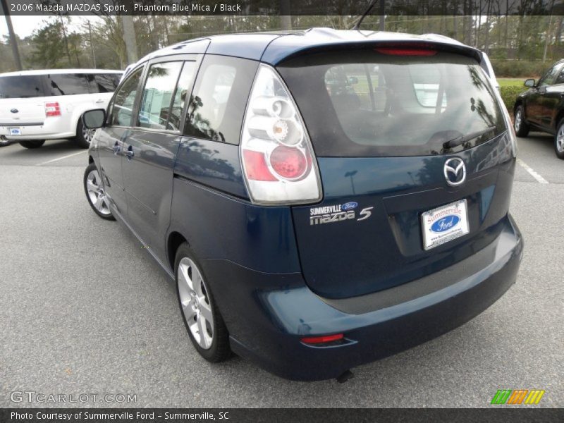 Phantom Blue Mica / Black 2006 Mazda MAZDA5 Sport