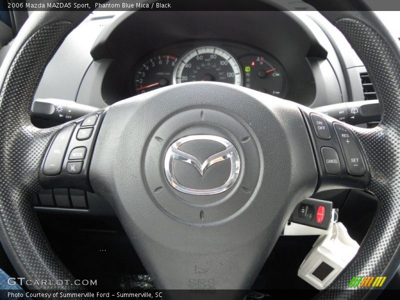 Phantom Blue Mica / Black 2006 Mazda MAZDA5 Sport