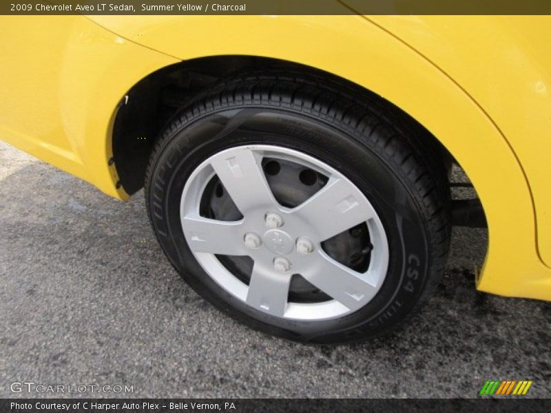 Summer Yellow / Charcoal 2009 Chevrolet Aveo LT Sedan