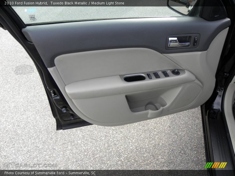 Tuxedo Black Metallic / Medium Light Stone 2010 Ford Fusion Hybrid