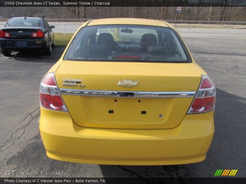 Summer Yellow / Charcoal 2009 Chevrolet Aveo LT Sedan