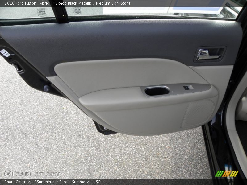 Tuxedo Black Metallic / Medium Light Stone 2010 Ford Fusion Hybrid