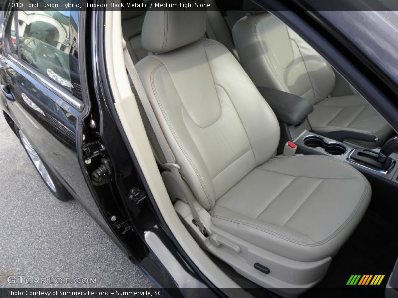 Tuxedo Black Metallic / Medium Light Stone 2010 Ford Fusion Hybrid