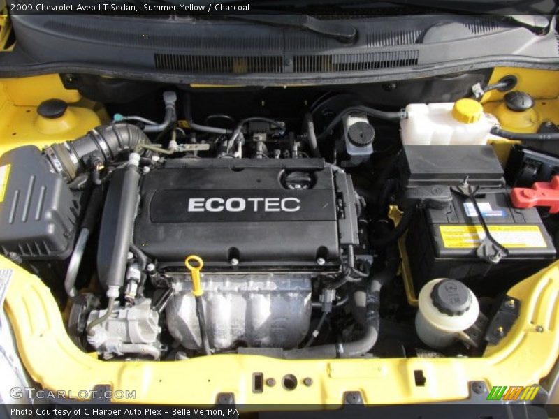 Summer Yellow / Charcoal 2009 Chevrolet Aveo LT Sedan