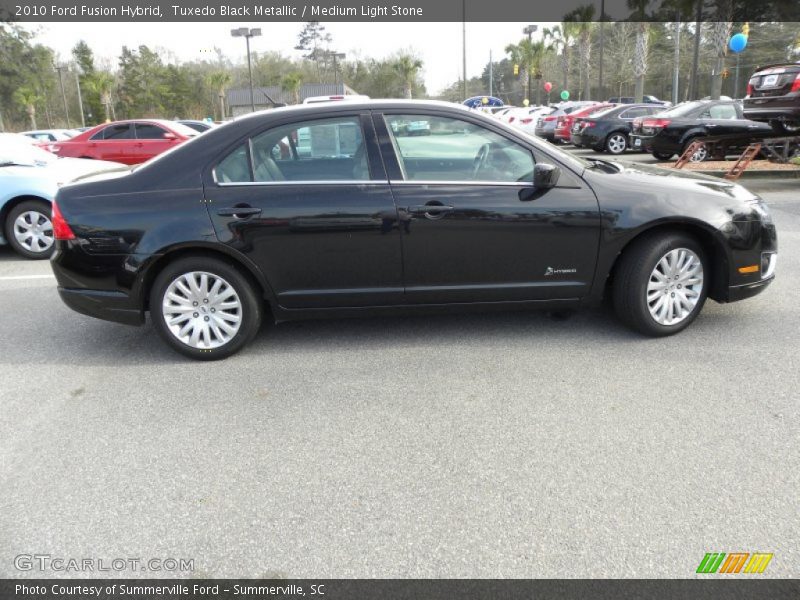 Tuxedo Black Metallic / Medium Light Stone 2010 Ford Fusion Hybrid