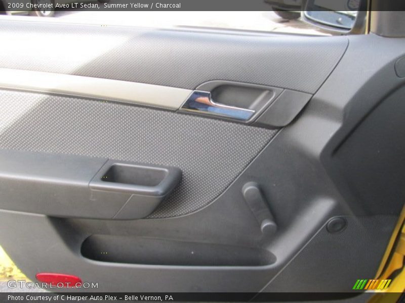 Summer Yellow / Charcoal 2009 Chevrolet Aveo LT Sedan