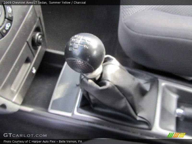 Summer Yellow / Charcoal 2009 Chevrolet Aveo LT Sedan