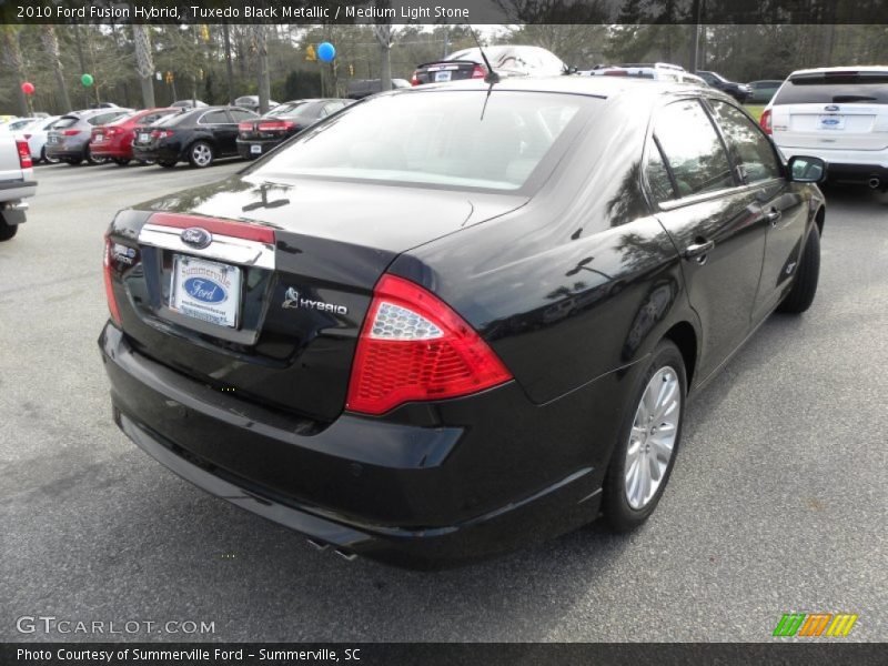 Tuxedo Black Metallic / Medium Light Stone 2010 Ford Fusion Hybrid