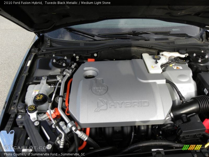 Tuxedo Black Metallic / Medium Light Stone 2010 Ford Fusion Hybrid