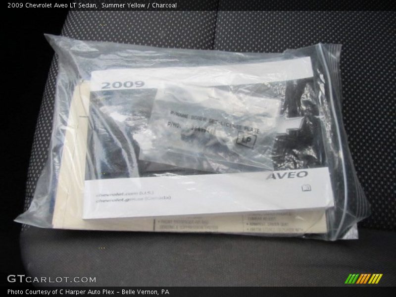 Summer Yellow / Charcoal 2009 Chevrolet Aveo LT Sedan