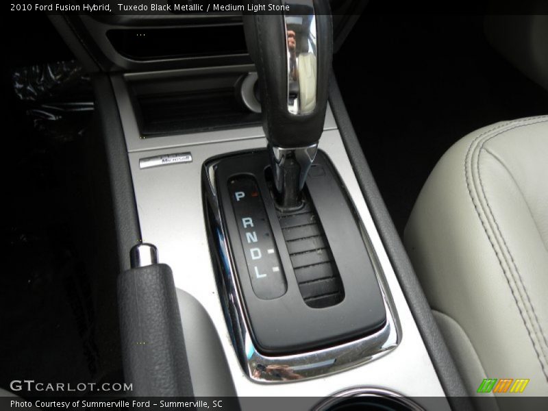 Tuxedo Black Metallic / Medium Light Stone 2010 Ford Fusion Hybrid
