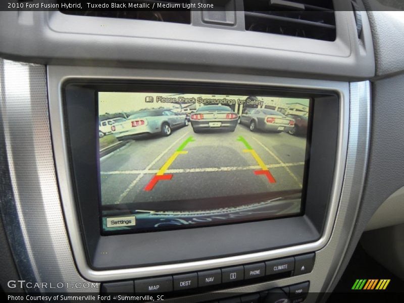 Tuxedo Black Metallic / Medium Light Stone 2010 Ford Fusion Hybrid