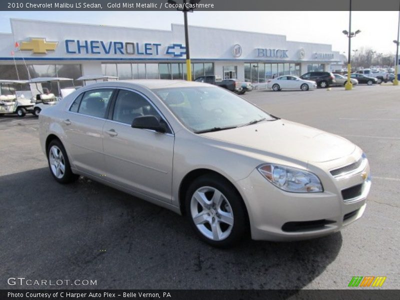 Gold Mist Metallic / Cocoa/Cashmere 2010 Chevrolet Malibu LS Sedan