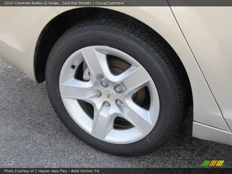 Gold Mist Metallic / Cocoa/Cashmere 2010 Chevrolet Malibu LS Sedan