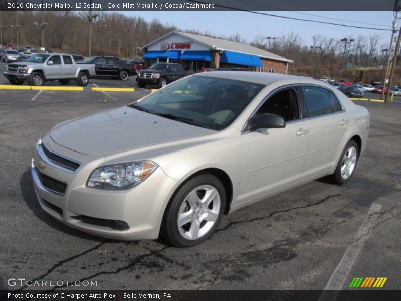 Gold Mist Metallic / Cocoa/Cashmere 2010 Chevrolet Malibu LS Sedan