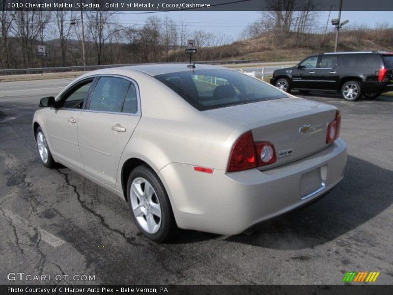 Gold Mist Metallic / Cocoa/Cashmere 2010 Chevrolet Malibu LS Sedan
