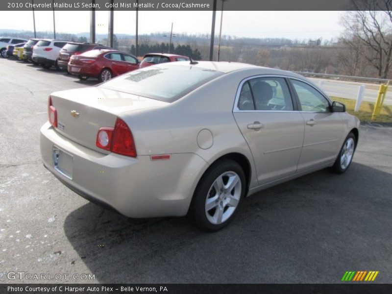 Gold Mist Metallic / Cocoa/Cashmere 2010 Chevrolet Malibu LS Sedan