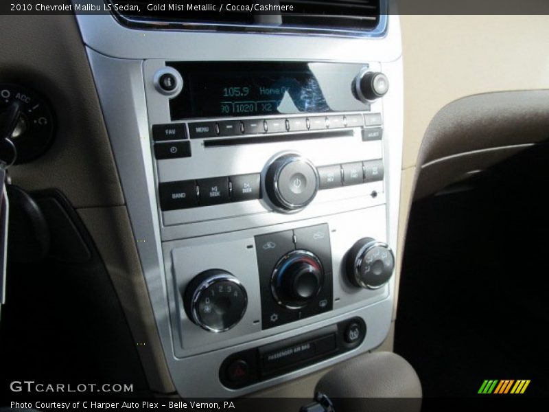 Gold Mist Metallic / Cocoa/Cashmere 2010 Chevrolet Malibu LS Sedan