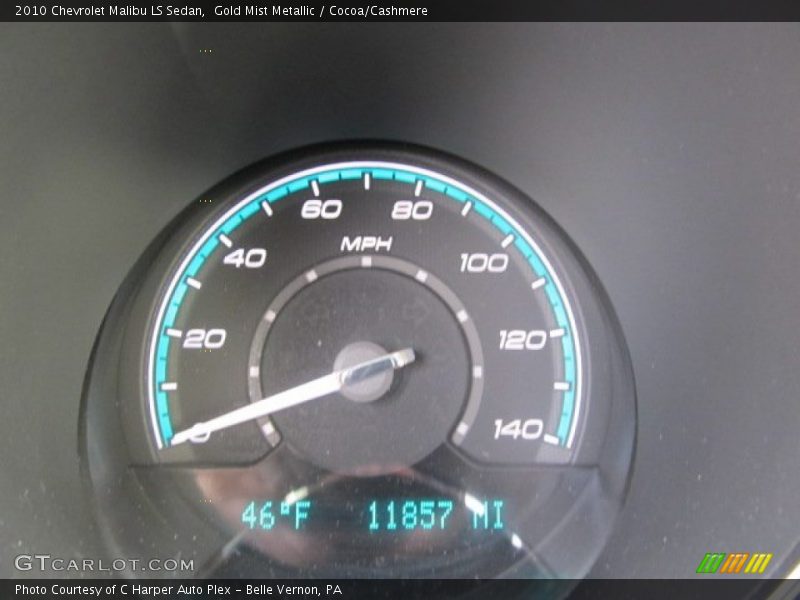 Gold Mist Metallic / Cocoa/Cashmere 2010 Chevrolet Malibu LS Sedan