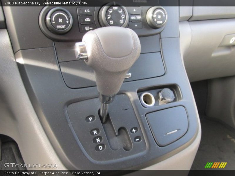 Velvet Blue Metallic / Gray 2008 Kia Sedona LX