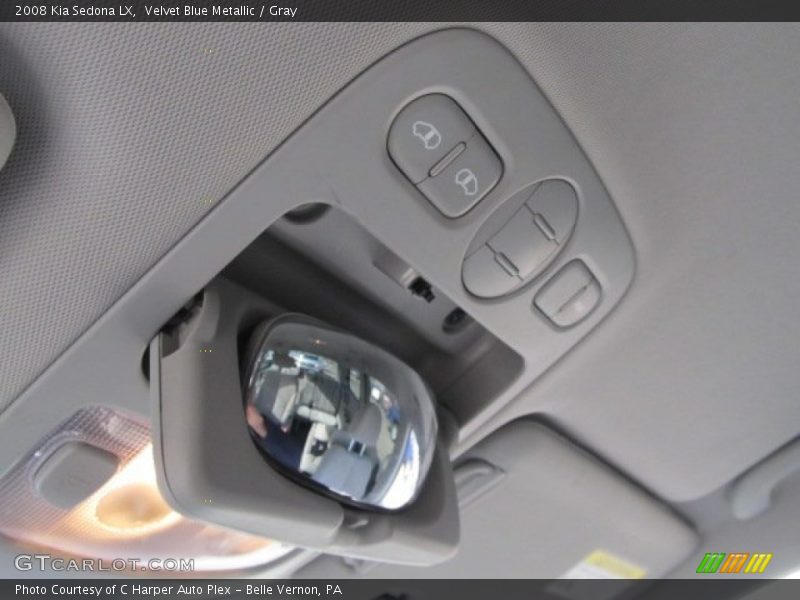 Velvet Blue Metallic / Gray 2008 Kia Sedona LX