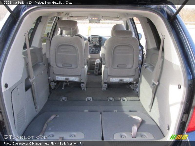 Velvet Blue Metallic / Gray 2008 Kia Sedona LX