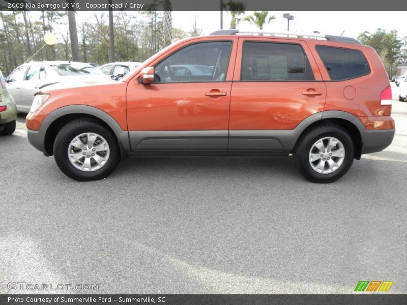 Copperhead / Gray 2009 Kia Borrego LX V6