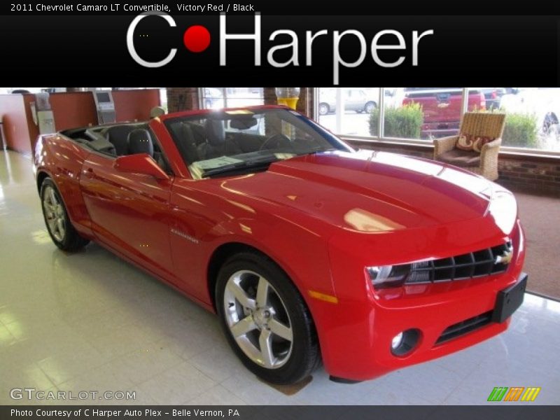 Victory Red / Black 2011 Chevrolet Camaro LT Convertible