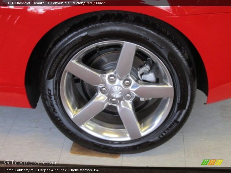Victory Red / Black 2011 Chevrolet Camaro LT Convertible