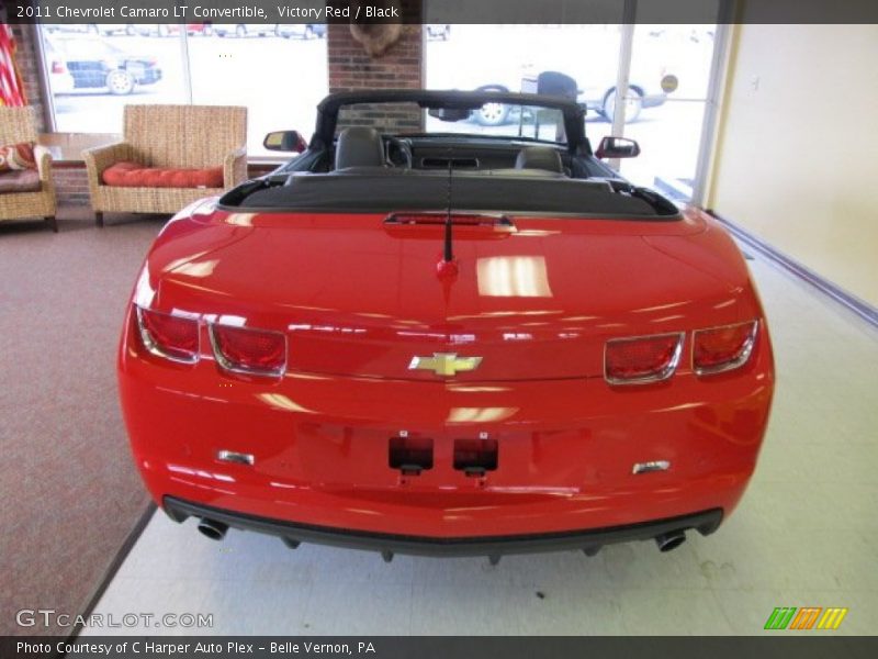 Victory Red / Black 2011 Chevrolet Camaro LT Convertible