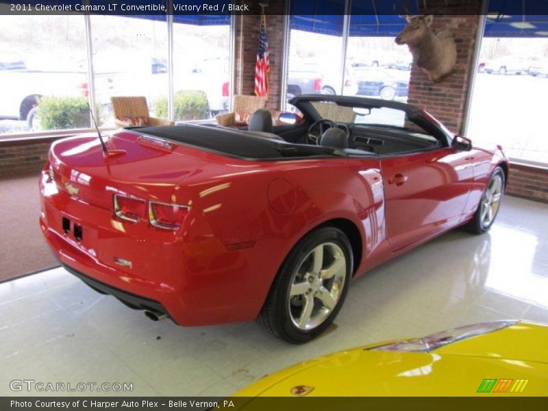 Victory Red / Black 2011 Chevrolet Camaro LT Convertible