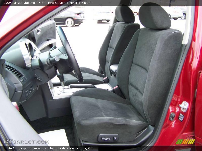 Red Opulence Metallic / Black 2005 Nissan Maxima 3.5 SE